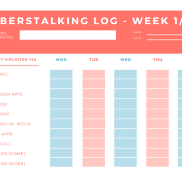 Cyberstalking-Logbuch